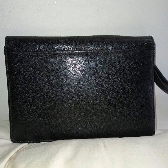 Louis Quatorze Paris Leather Clutch - Picture 2 of 3